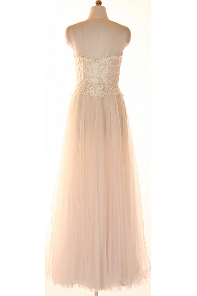 Magic Bride Dlouhé svatební šaty bez rukávů krajkové tylové korzetové romantické Velikost 38 | Magic Bride | obrázek 2