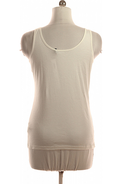 van Laack dámské bavlněné tílko basic bílé bez rukávů Vel. M | van Laack | obrázek 2