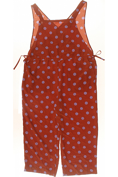 Monki dámský oranžový puntíkovaný overal bez rukávů Vel. L | Monki | obrázek 2