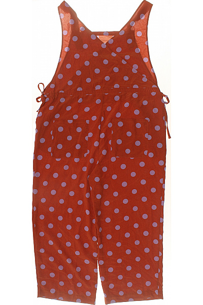 Monki dámský oranžový puntíkovaný overal bez rukávů Vel. L | Monki | obrázek 3
