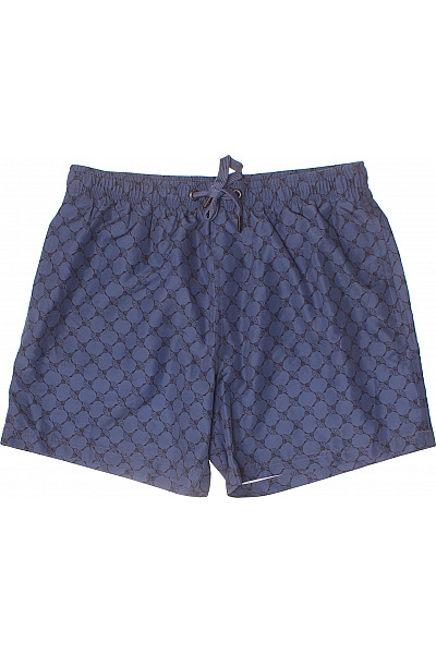 JOOP! Pánské Modré Kraťasy S Potiskem Volnočasové Plážové Velikost M