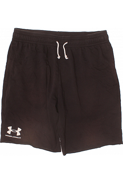 UNDER ARMOUR Pánské Teplákové Kraťasy černé Volnočasové Sportovní Vel. XL