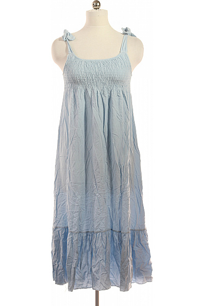 Carolina Cavour Dámské šaty Bez Rukávů Pastelové Letní Volnočasové Maxi Velikost M