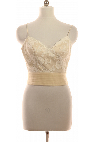 Korzet Krajkový Béžový Velikost 38