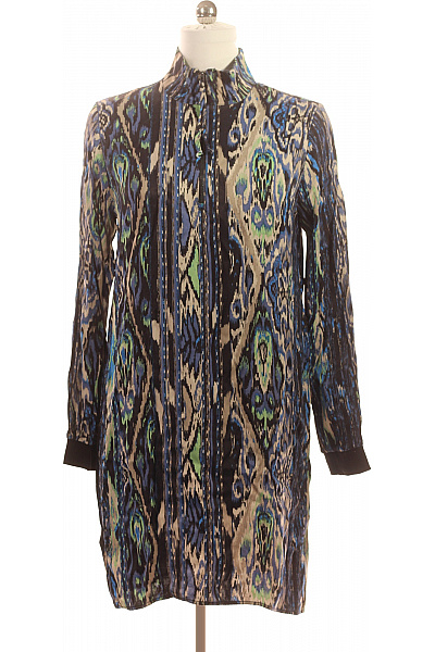 COMMA dámské šaty s dlouhým rukávem barevné vzorované volnočasové Velikost 40 | COMMA | obrázek 2