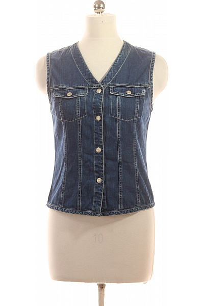 Gap dámská džínová vesta bez rukávů modrá Vel. M | Gap | obrázek 2