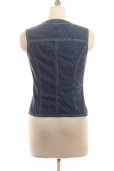 Gap dámská džínová vesta bez rukávů modrá Vel. M | Gap | obrázek 3