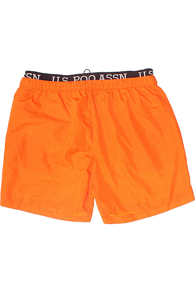 U.S.POLO ASSN. pánské oranžové plavecké kraťasy s potiskem Velikost XL | U.S.POLO ASSN. | obrázek 2
