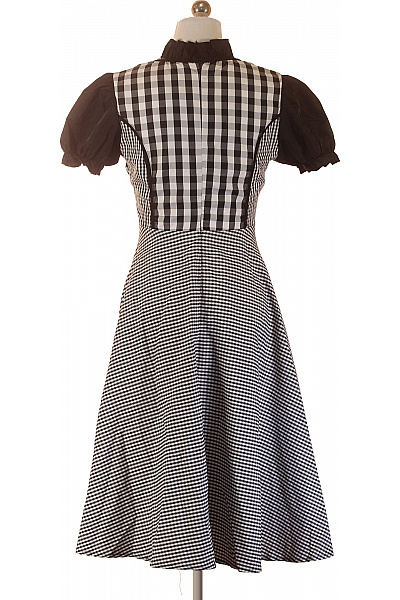 Fashion Dámské šaty s krátkým rukávem kostkované retro Velikost 36 | Fashion | obrázek 3
