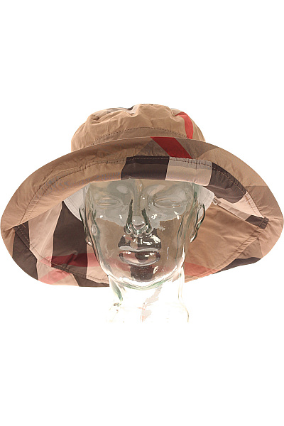 BURBERRY Klobouk Béžový Kostkovaný