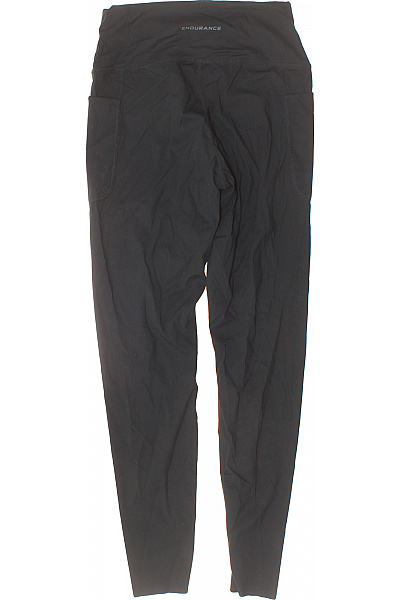 ENDURANCE Dámské černé legíny s vysokým pasem a kapsami na cvičení Vel. 40 | ENDURANCE | obrázek 3
