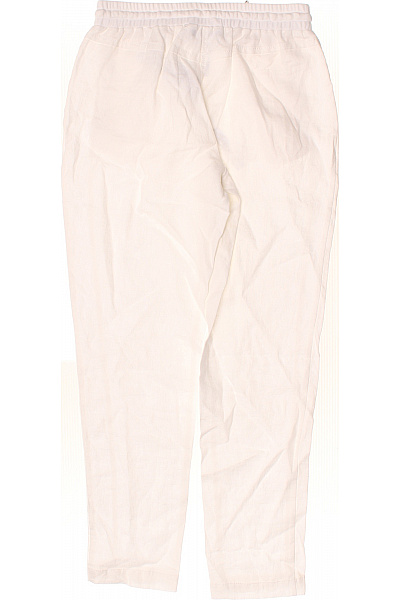 DORISSTREICH Bavlněné volnočasové kalhoty s kapsami bílé Velikost 38 | DORISSTREICH | obrázek 2