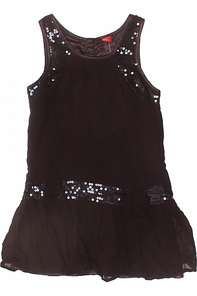 Esprit Dívčí šaty s flitry hnědé Vel. EU 116/122 | Esprit | obrázek 2