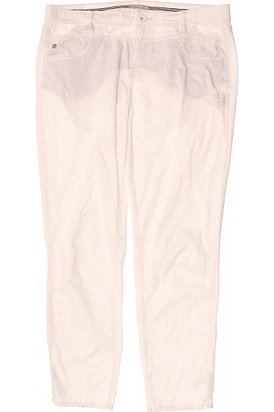 NILE Bavlněné Volnočasové Kalhoty Rovné S Kapsami Velikost XL