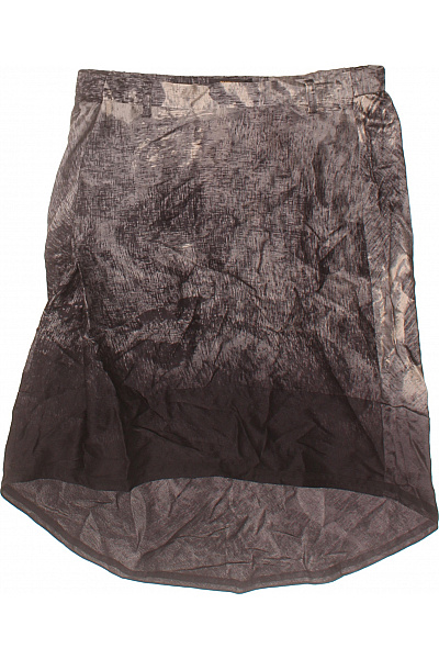 DIESEL Hedvábné vzorovaná sukně midi průsvitná asymetrická Vel. S | DIESEL | obrázek 2