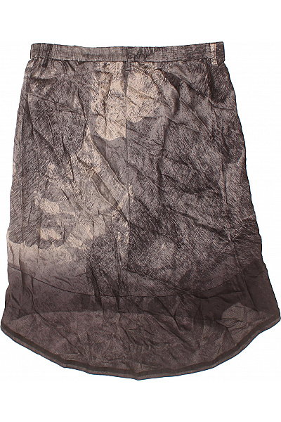 DIESEL Hedvábné vzorovaná sukně midi průsvitná asymetrická Vel. S | DIESEL | obrázek 3