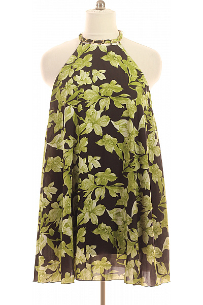 Rinascimento Dámské šaty bez rukávů květované za krk letní volné Vel. 50 | Rinascimento | obrázek 2