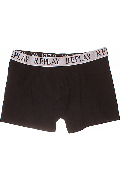 REPLAY pánské bavlněné boxerky černé Vel. EU XXL | REPLAY | obrázek 2