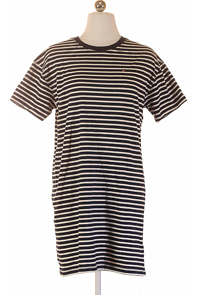 TOMMY HILFIGER dámské pruhované tričkové šaty krátký rukáv volnočasové Velikost S | TOMMY HILFIGER | obrázek 2