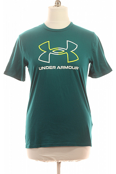 UNDER ARMOUR Pánské tričko s krátkým rukávem a potiskem zelené bavlněné Vel. M | UNDER ARMOUR | obrázek 2