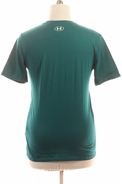UNDER ARMOUR Pánské tričko s krátkým rukávem a potiskem zelené bavlněné Vel. M | UNDER ARMOUR | obrázek 3