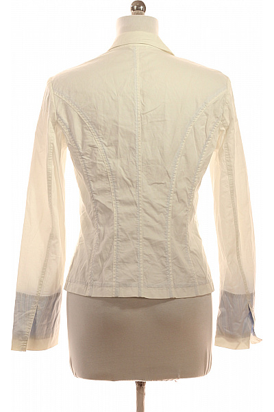 BENETTON Bavlněný blejzr dámský jarní volnočasový vypasovaný jednořadý Velikost DE 42 | BENETTON | obrázek 2