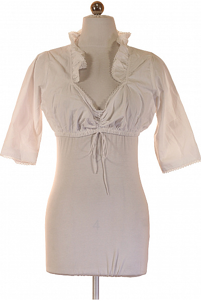 Stockerpoint Dámské Tričko S Dlouhým Rukávem A Volánky Velikost 36