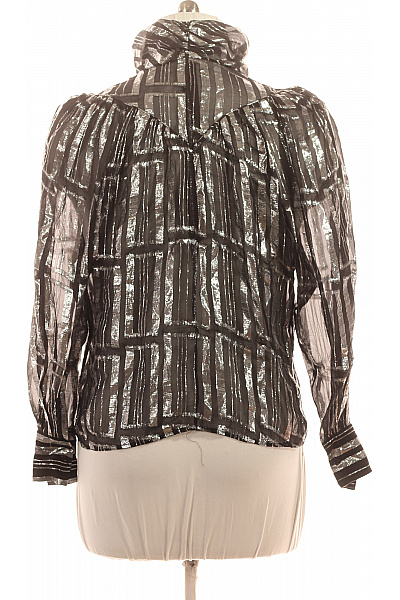 Dámská halenka s dlouhým rukávem a stojáčkem Vel. XXL | Unimoda | obrázek 3