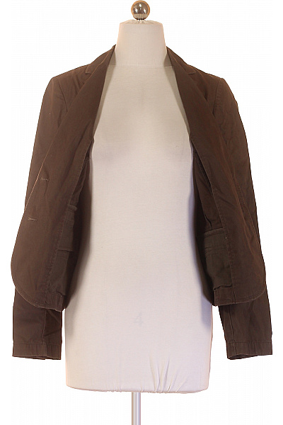 Esprit Dámské hnědé bavlněné sako elegantní volnočasové business Velikost 32 | Esprit | obrázek 4
