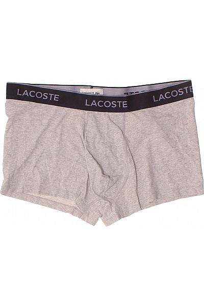 LACOSTE pánské bavlněné boxerky šedé Velikost EU XXL | LACOSTE | obrázek 2