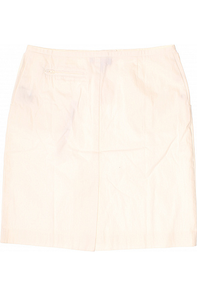 TOMMY HILFIGER Bavlněná dámská sukně ke kolenům s knoflíky béžová Velikost 4 | TOMMY HILFIGER | obrázek 3