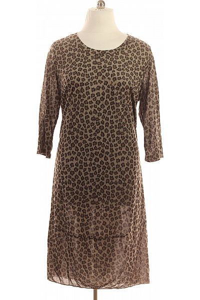 RAINBOW Dámské šaty s dlouhým rukávem zvířecí vzor volnočasové Velikost EU 52/54 | RAINBOW | obrázek 2