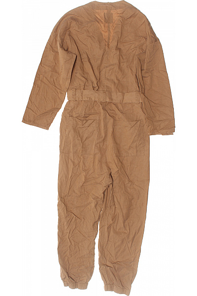 ZARA dámský hnědý overal s páskem Velikost L | ZARA | obrázek 3