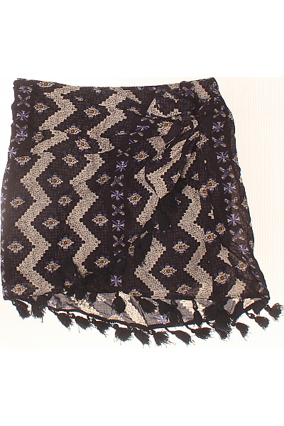 MANGO Dámská zavinovací vzorovaná mini sukně s třásněmi letní Velikost M | MANGO | obrázek 2