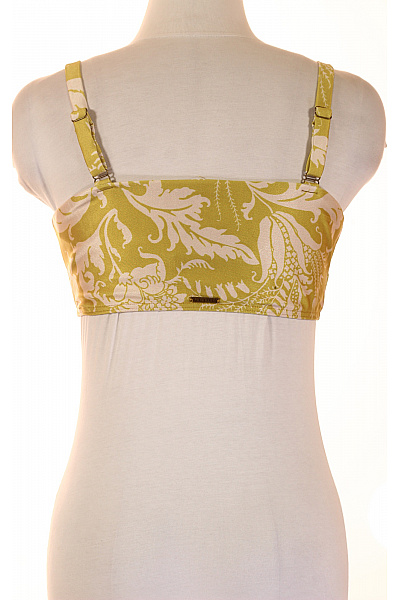 ted baker dámské plavky crop top žluté květinové lesklé | ted baker | obrázek 3