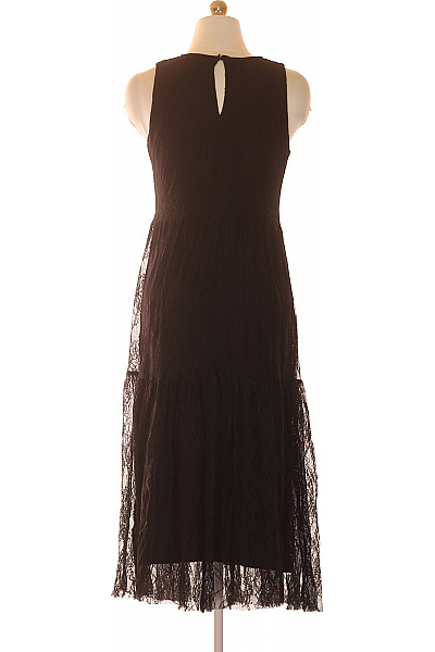 LAWRENCE GREY Dámské šaty bez rukávů krajkové dlouhé černé elegantní Velikost 36 | LAWRENCE GREY | obrázek 2