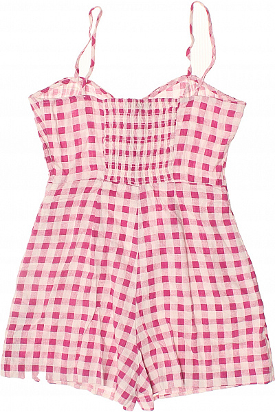 ZARA růžový kostkovaný overal bez rukávů letní Velikost XS | ZARA | obrázek 3
