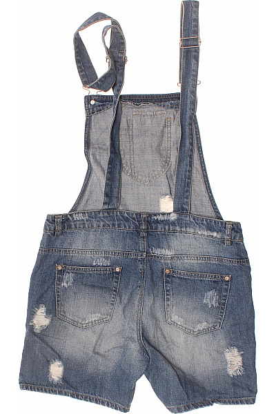 ONLY Dámské džínové kraťasy s laclem a kapsami volnočasové modré Vel. 36 | ONLY | obrázek 3