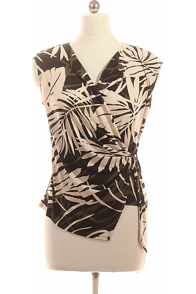 Wallis Dámská halenka bez rukávů zavinovací s potiskem květinová Vel. 40 | Wallis | obrázek 2