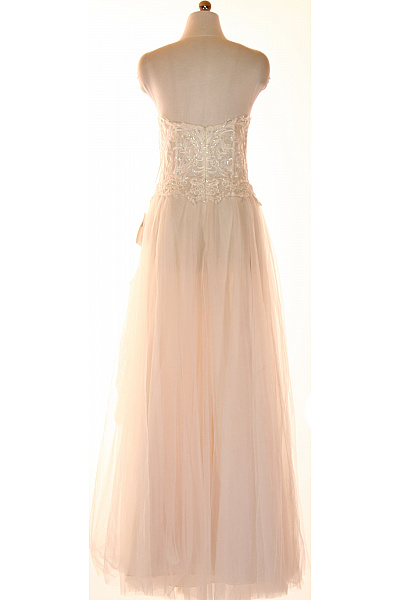 Magic Bride Dlouhé svatební šaty bez rukávů tylové krajkové korzetové romantické Vel. DE 42 | Magic Bride | obrázek 2