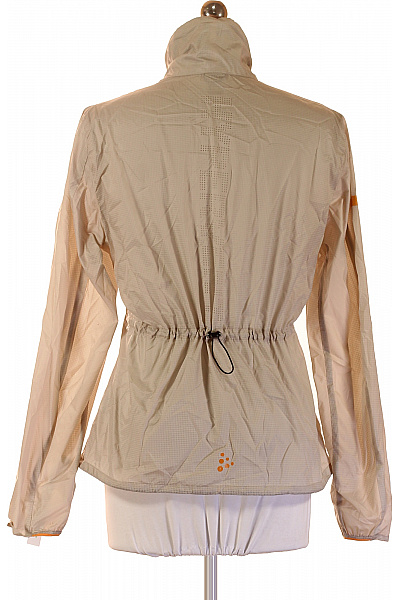 CRAFT Dámská běžecká bunda lehká béžová kostkovaná se zipem funkční outdoorová Vel. S | CRAFT | obrázek 2