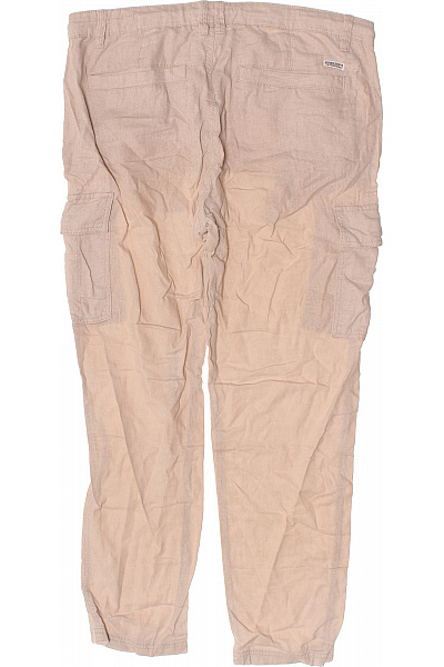 Eight2Nine Pánské lněné cargo kalhoty volnočasové béžové Vel. EU 34 | Eight2Nine | obrázek 3