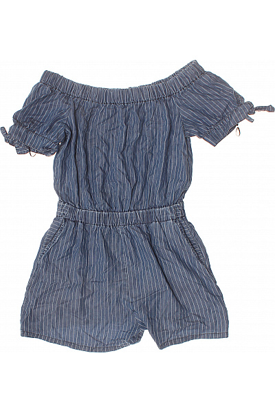 ZARA modrý pruhovaný overal s krátkým rukávem Vel. L | ZARA | obrázek 2