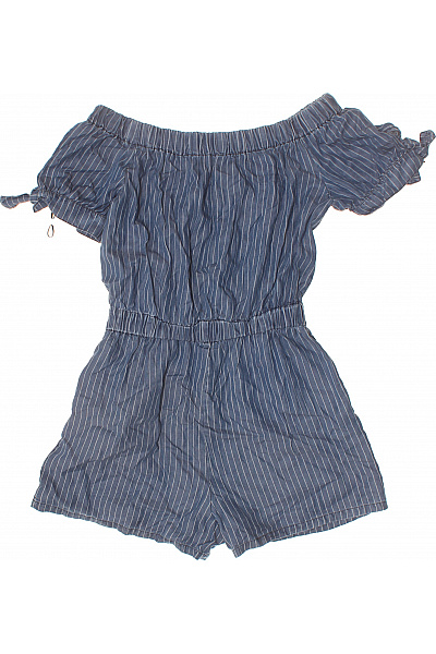 ZARA modrý pruhovaný overal s krátkým rukávem Vel. L | ZARA | obrázek 3