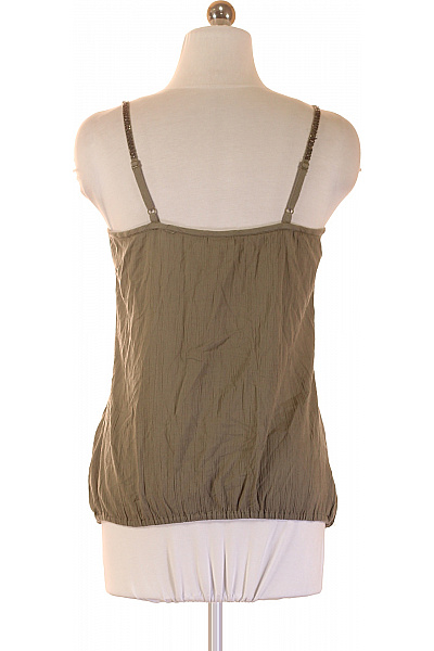 Esprit dámské khaki tílko bez rukávů bavlněné s uzlem Velikost 36 | Esprit | obrázek 2