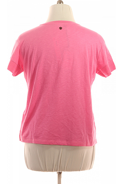 Le Comte růžové tričko s krátkým rukávem basic Velikost 44 | Le Comte | obrázek 3