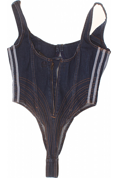 ADIDAS dámské džínové body modré Velikost m | ADIDAS | obrázek 2