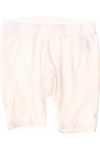 ADIDAS Dámské Krátké Sportovní Kraťasy Bílé Vel. L