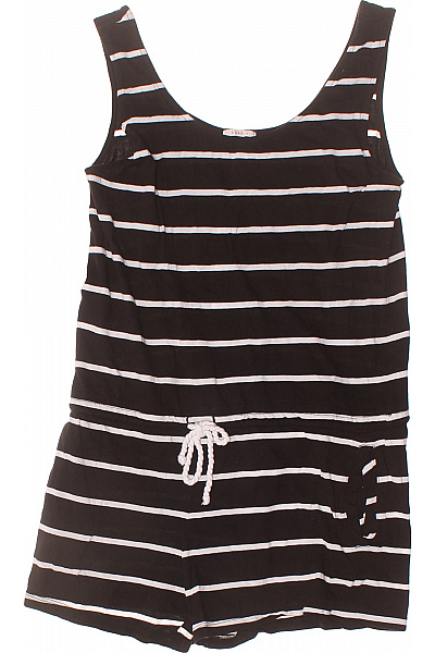 Esprit černobílé pruhované overaly bez rukávů bavlněné letní Vel. L | Esprit | obrázek 2