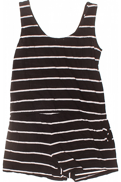 Esprit černobílé pruhované overaly bez rukávů bavlněné letní Vel. L | Esprit | obrázek 3